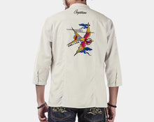 CARPTOWN EMBROIDERY BRACELET LENGTH SLEEVE SHIRT