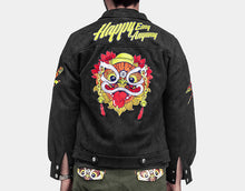 HEA HEAVY DUTY LION HEAD EMBROIDERY LONG-SLEEVED SHIRT JACKET
