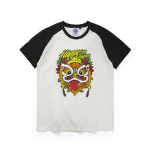 HEA LION HEAD LOGO RAGLAN SHORT-SLEEVED T-SHIRT