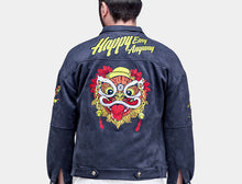 HEA HEAVY DUTY LION HEAD EMBROIDERY LONG-SLEEVED SHIRT JACKET