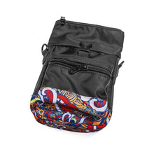 HEA LION HEAD PATTERNED NYLON BUCKLE CAMERA BAG