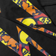 HEA PATTERN PRINT LINED LION HEAD PRINT ON BACK  LONG-SLEEVED HOODIE