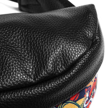 HEA LION HEAD PATTERNED NYLON ZIPPER VINTAGE STYLE WAIST BAG