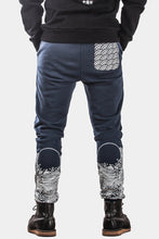 CARPTOWN FRENCH TERRY LOGO EMBROIDERED JOGGERS WITH LASER-PRINTED WAVE