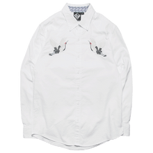 CARPTOWN CRANE EMBROIDERY LONG SLEEVE SHIRT