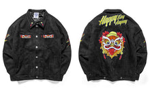 HEA HEAVY DUTY LION HEAD EMBROIDERY LONG-SLEEVED SHIRT JACKET