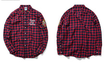 HEA PLAID WESTERN SLIM FIT LONG-SLEEVED SHIRT