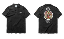 HEA LION HEAD EMBROIDERED ON BACK SHORT-SLEEVED POLO SHIRT