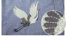 CARPTOWN CRANE EMBROIDERY LONG SLEEVE SHIRT