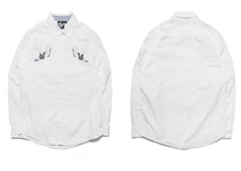 CARPTOWN CRANE EMBROIDERY LONG SLEEVE SHIRT