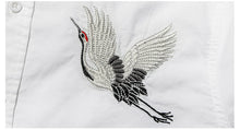 CARPTOWN CRANE EMBROIDERY LONG SLEEVE SHIRT