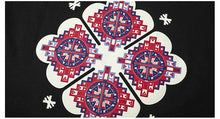 TAKAHASHI JAPANESE STYLE GEOMETRIC TOTEM PRINT ON BACK SHORT-SLEEVED SHIRT