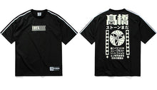 TAKAHASHI JAPANESE SLOGAN PRINT ON BACK SHORT-SLEEVED SHIRT