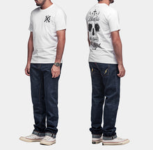 HARDLY EVER'S WHC MIXED LOGO SKULL PRINT AT BACK SHORT-SLEEVED T-SHIRT