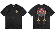 CARPTOWN ORIENTAL STYLE PRINT FRONT AND BACK SHORT-SLEEVED T-SHIRT