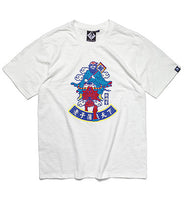 CARPTOWN ORIENTAL CHARACTER LAO-TZU PRINT FRONT SHORT-SLEEVED T-SHIRT