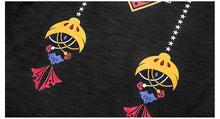 CARPTOWN ORIENTAL STYLE PRINT FRONT AND BACK SHORT-SLEEVED T-SHIRT