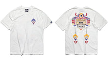 CARPTOWN ORIENTAL STYLE PRINT FRONT AND BACK SHORT-SLEEVED T-SHIRT