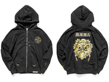 LIMITED EDITION HEA GOLDEN LION HEAD PRINT ON BACK LONG-SLEEVED HOODIE