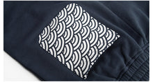 CARPTOWN FRENCH TERRY LOGO EMBROIDERED JOGGERS WITH LASER-PRINTED WAVE