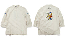 CARPTOWN EMBROIDERY BRACELET LENGTH SLEEVE SHIRT
